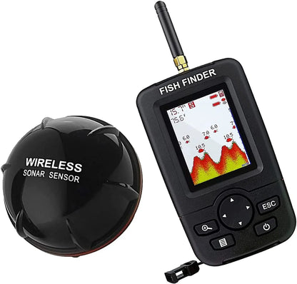 Wireless Sonar Fish Finder. Underwater Echo Sounder Fish Finder.