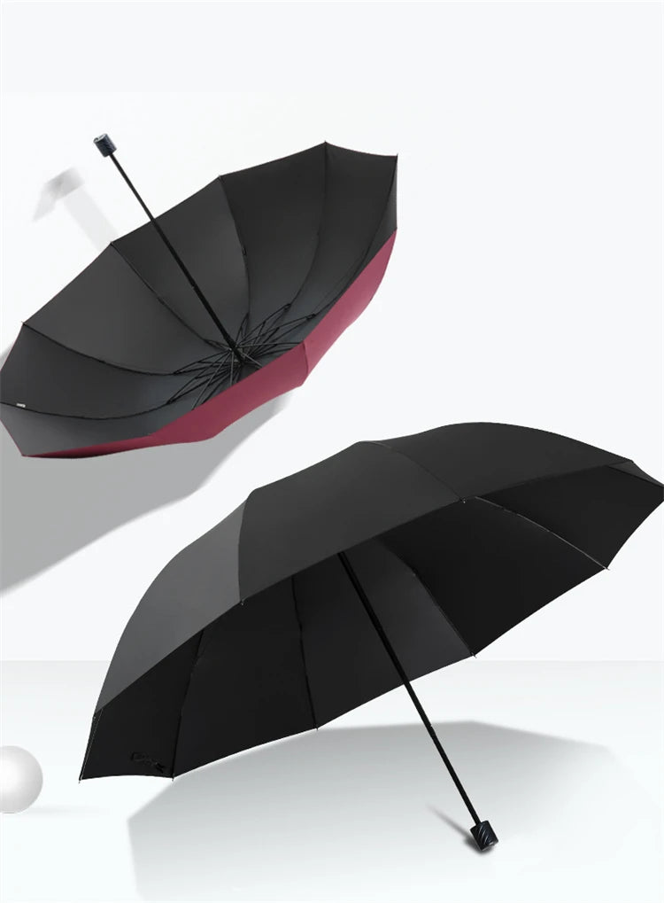 Super Large Folding Umbrella Windproof Folding Family Umbrellas