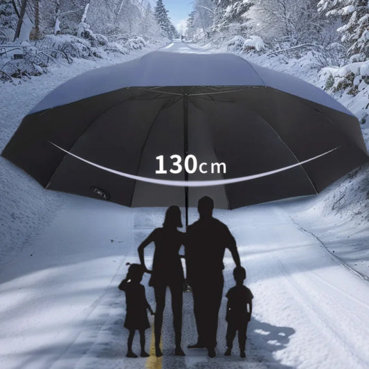 Super Large Folding Umbrella Windproof Folding Family Umbrellas