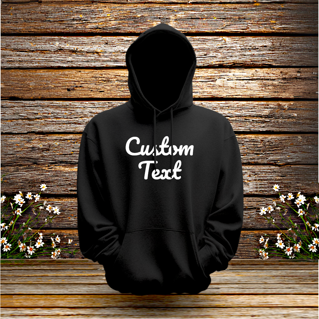 💚 Pullover Hoodie + Custom Text