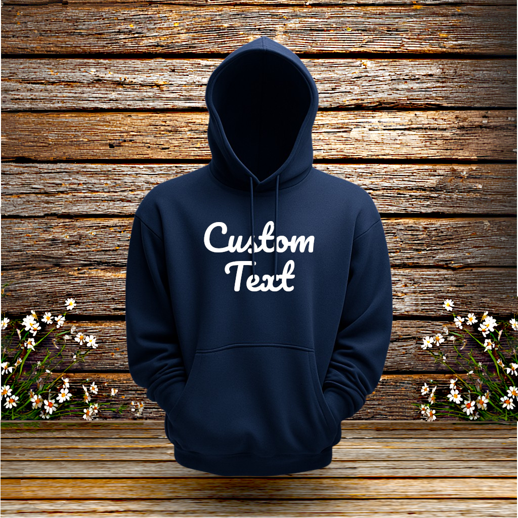 💚 Pullover Hoodie + Custom Text