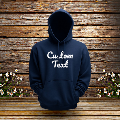 💚 Pullover Hoodie + Custom Text