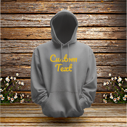 💚 Pullover Hoodie + Custom Text