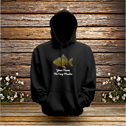 💚 Pullover Hoodie + Carp Master + Your Text