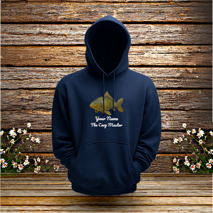 💚 Pullover Hoodie + Carp Master + Your Text