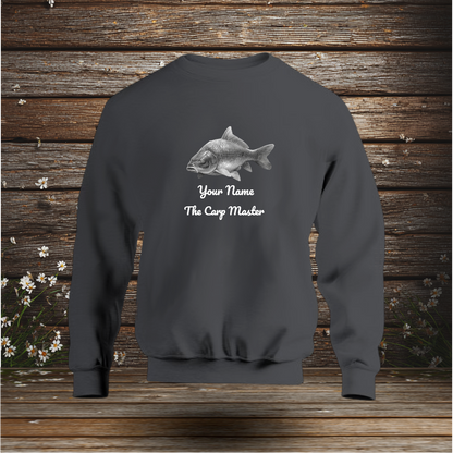 💚 Sweatshirt + The Carp Master + Your Text