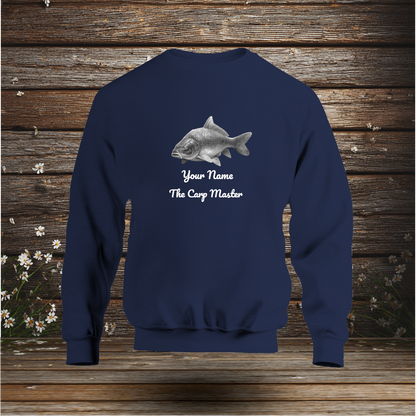 💚 Sweatshirt + The Carp Master + Your Text