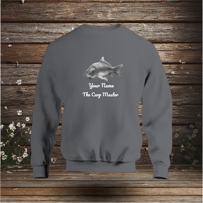💚 Sweatshirt + The Carp Master + Your Text