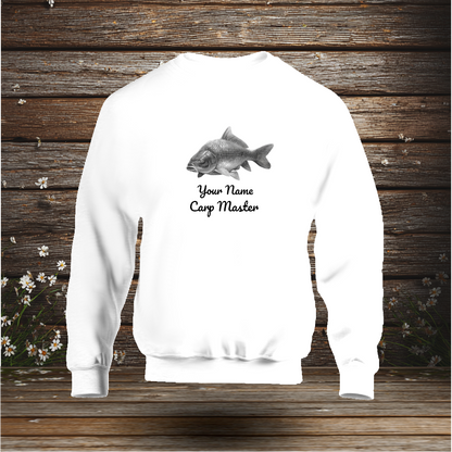 💚 Sweatshirt + The Carp Master + Your Text