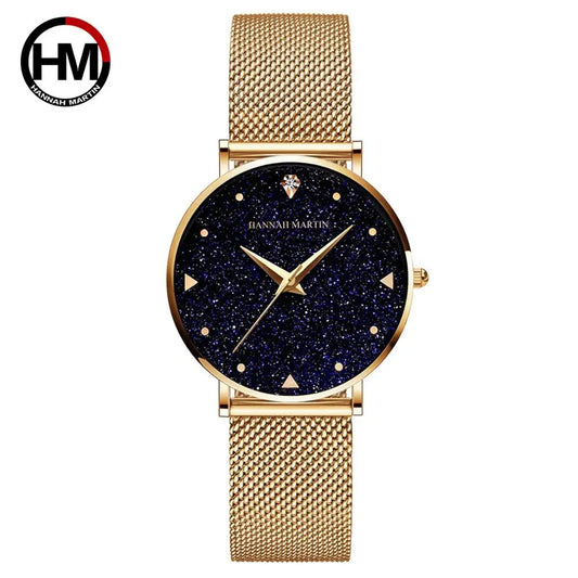 Women' Watches Night Stars Face + Quartz Movement by Hannah Martin