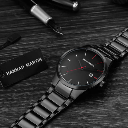 Men's Stainless Steel Band Waterproof Watches by Hannah Martin