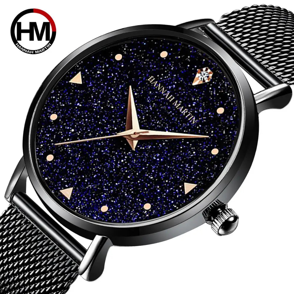 Women' Watches Night Stars Face + Quartz Movement by Hannah Martin