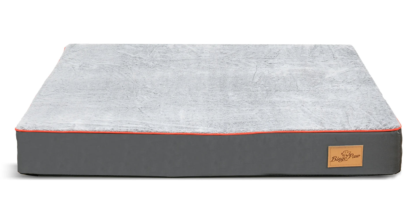 Dog Bed Memory Foam, Orthopedic, Waterproof, Removable Washable Cover.