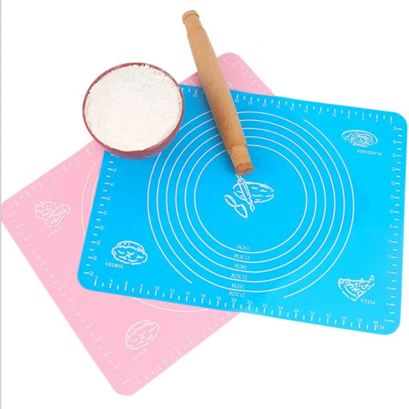 Silicone Non-Stick Rolling Mat Pastry Non-Slip Mat Kitchen Tools for Making Pastry Cakes