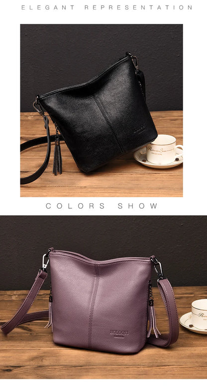 Ladies Hand Crossbody Leather Luxury Handbag Shoulder Bag***