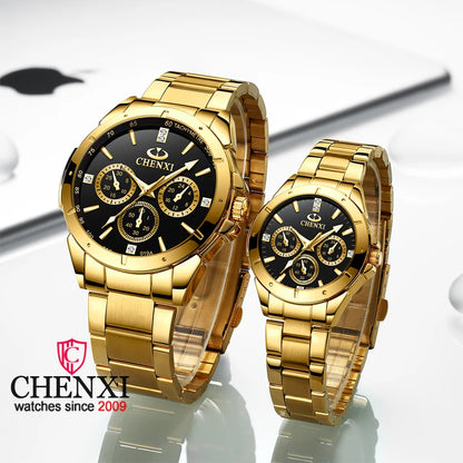 Men's + Women's Quartz Watches Stainless Steel + Waterproof.