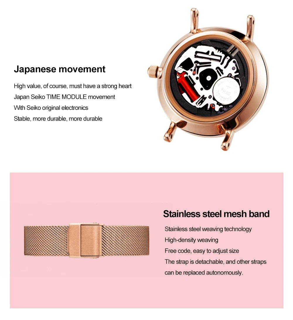 Women' Watches Night Stars Face + Quartz Movement by Hannah Martin