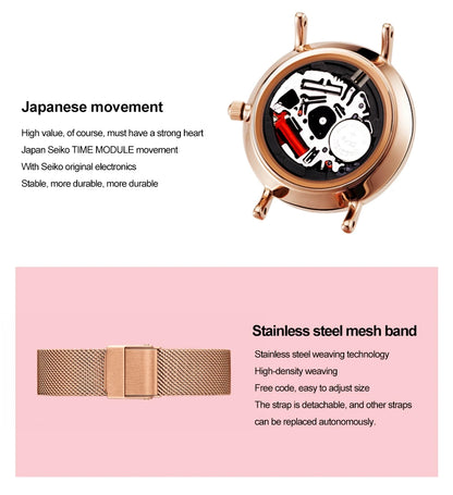 Women' Watches Night Stars Face + Quartz Movement by Hannah Martin