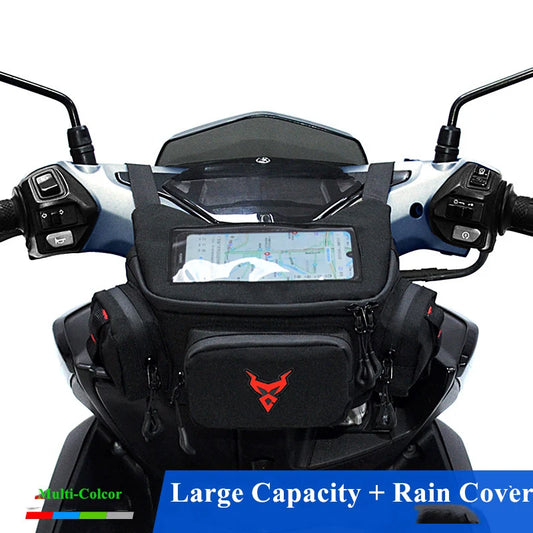 Waterproof Front Bag for Phone - Storage - Scooter - Motorcycle..