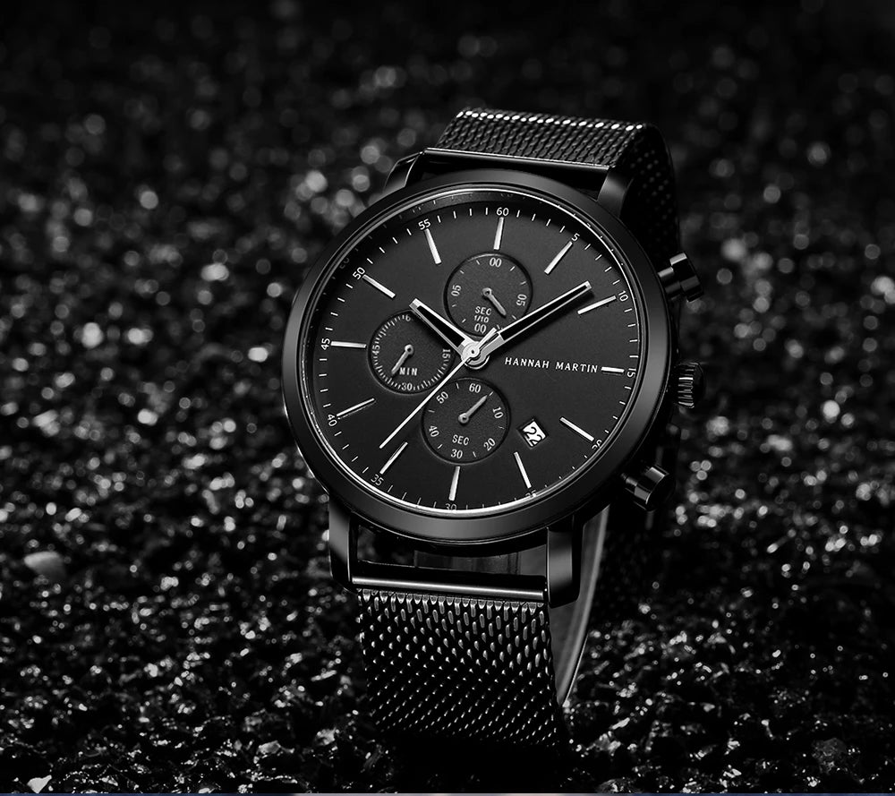 Men's Wristwatch Stainless Steel Waterproof for any Occasion.