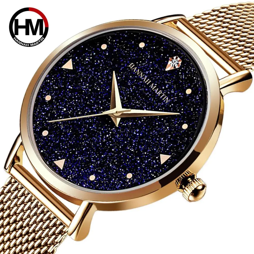 Women' Watches Night Stars Face + Quartz Movement by Hannah Martin