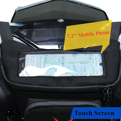 Waterproof Front Bag for Phone - Storage - Scooter - Motorcycle..