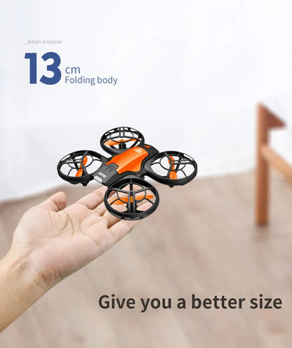 Drone V8 Mini 4K 1080P HD Camera WiFi Fpv Maintains Height Foldable + Case