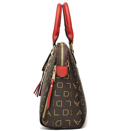 Shoulder Crossbody Bag Luxury Printed Design Multi Pockets.