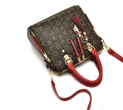 Shoulder Crossbody Bag Luxury Printed Design Multi Pockets.