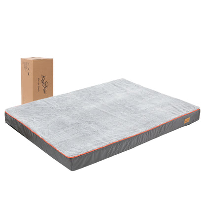 Dog Bed Memory Foam, Orthopedic, Waterproof, Removable Washable Cover.