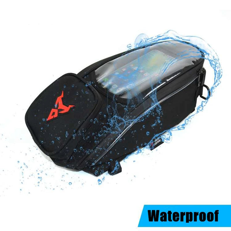 Moto Centric Magnetic Motorcycle Waterproof Universal Fuel Tank Bag..