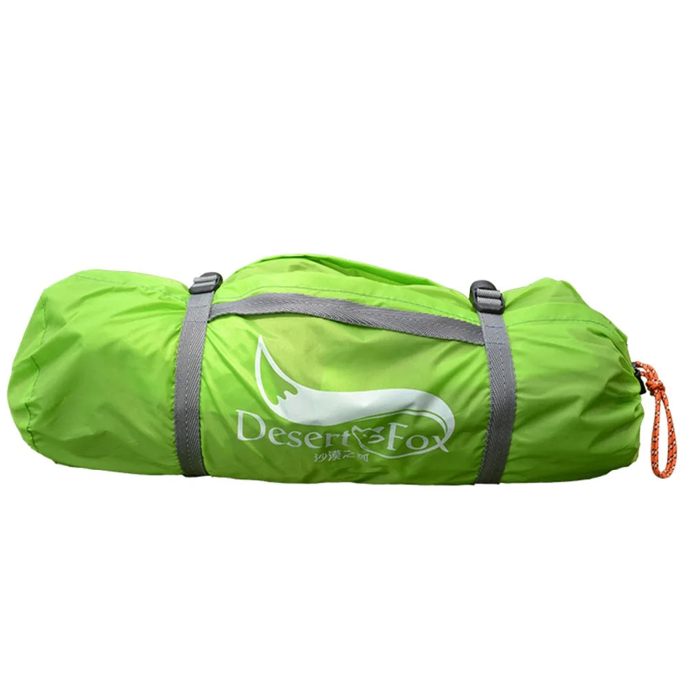 2 Man Tent Aluminum Poles Lightweight Double Layer. Desert fox.