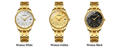 Women + Men's Quartz Movement Wristwatches by CHENXI.