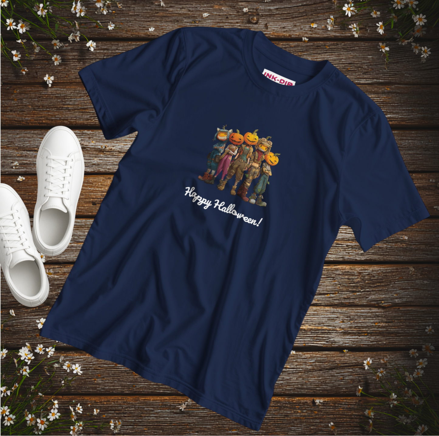 Heavyweight T-shirt + Happy Halloween