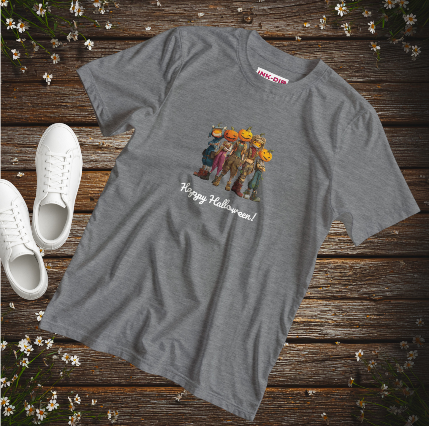 Heavyweight T-shirt + Happy Halloween