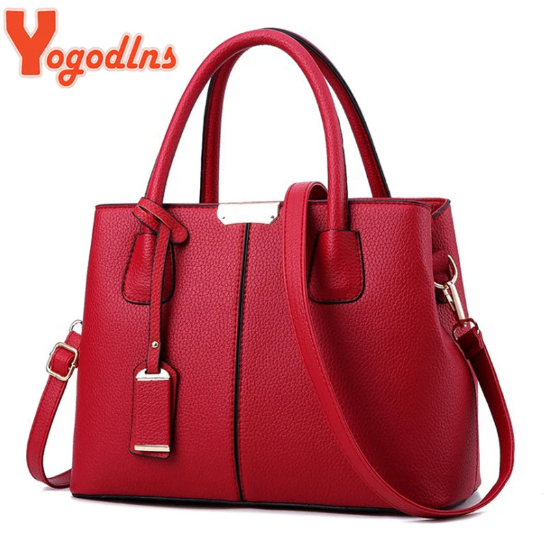 Shoulder Bag Handbag luxurious PU leather durable and stylish.