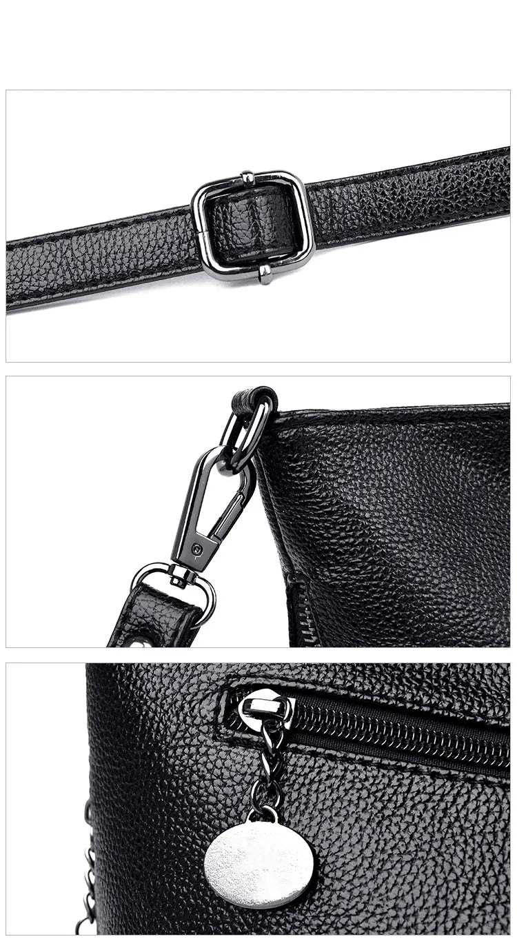 Ladies Hand Crossbody Leather Luxury Handbag Shoulder Bag***