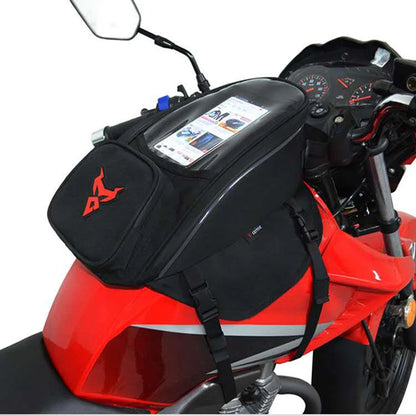 Moto Centric Magnetic Motorcycle Waterproof Universal Fuel Tank Bag..