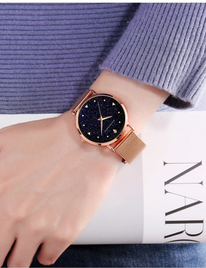 Women' Watches Night Stars Face + Quartz Movement by Hannah Martin