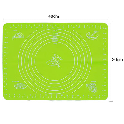 Silicone Non-Stick Rolling Mat Pastry Non-Slip Mat Kitchen Tools for Making Pastry Cakes