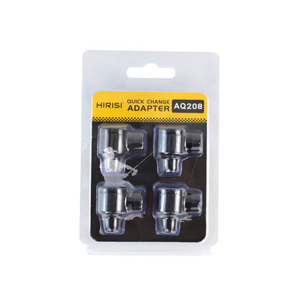 Carp Fishing Quick Change Connector Aluminium Black Hirisi 4pcs