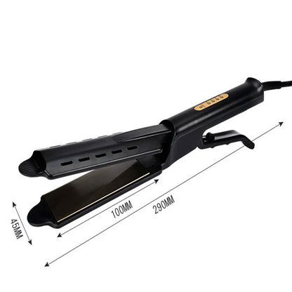 Hair Straighteners Four Temperature Adjustment Ceramic Flat Iron Wide Panel