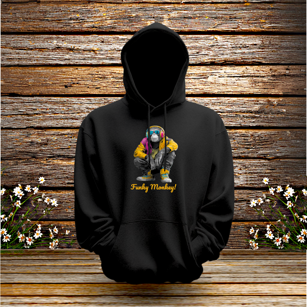 Pullover Hoodie - Funky Monkey