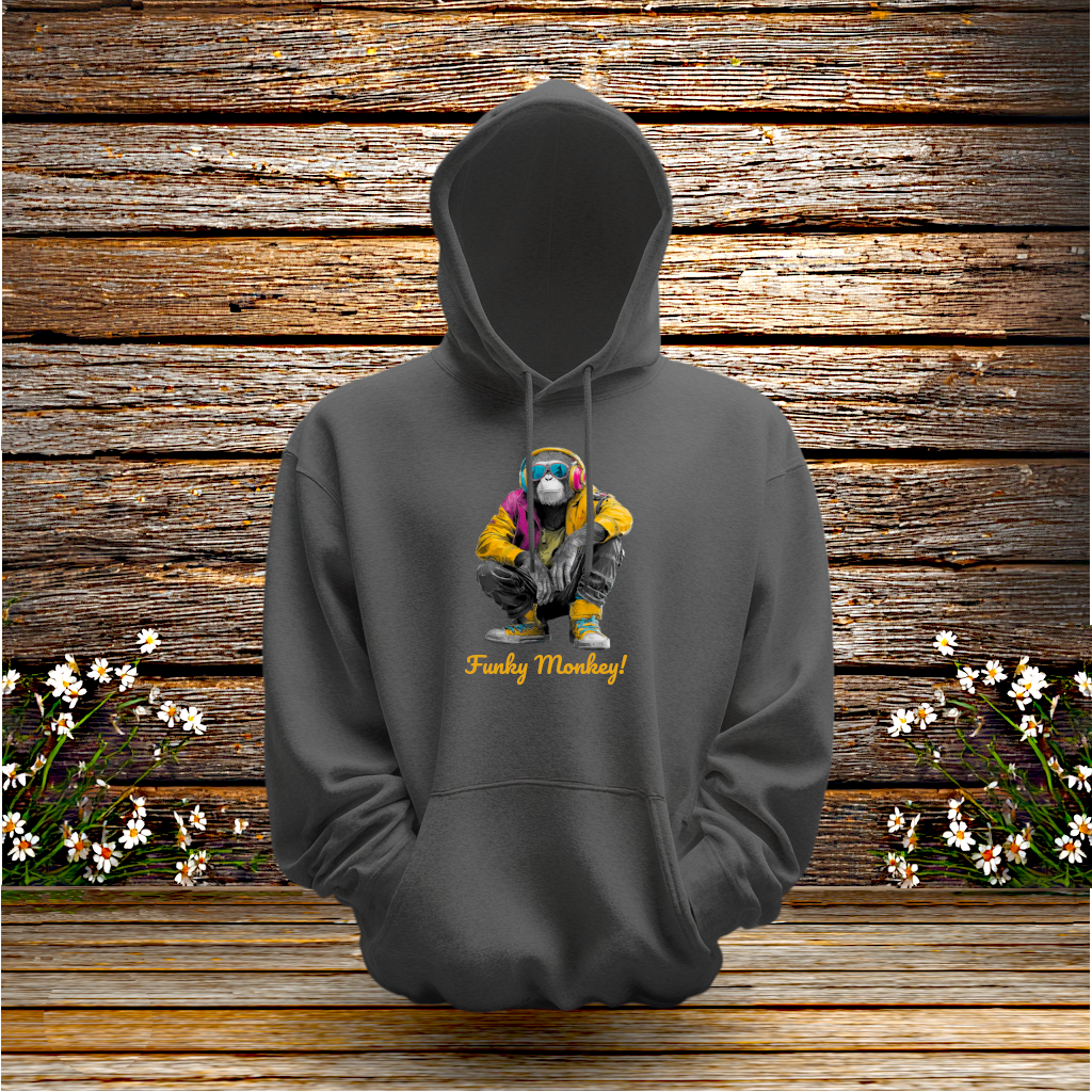 Pullover Hoodie - Funky Monkey
