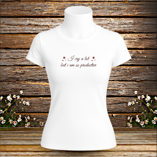 Premium T-Shirt + I cry a lot