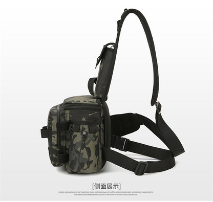 Waterproof Fishing Bag Multifunction Waist Pack 600D Nylon Multi Pocket