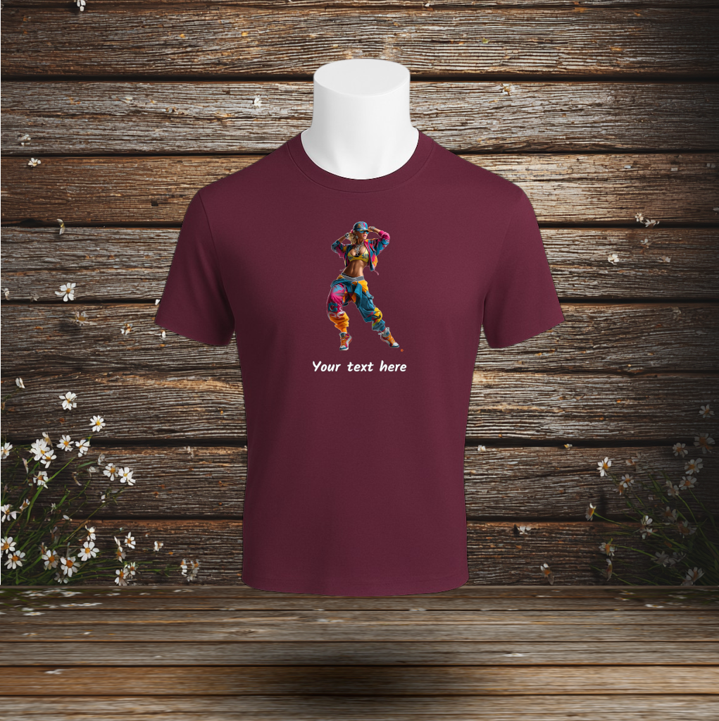 💚 Premium T-Shirt + Your Text (F3)