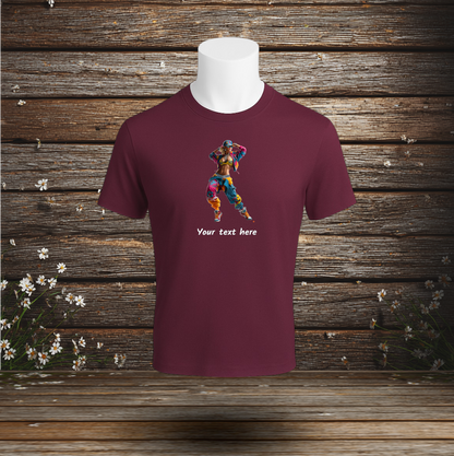 💚 Premium T-Shirt + Your Text (F3)