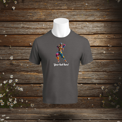 💚 Premium T-Shirt + Your Text (F3)