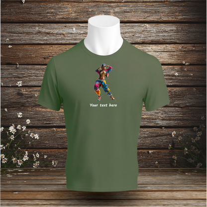 💚 Premium T-Shirt + Your Text (F3)